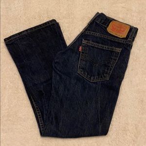 Levi 527 bootcut Boy Jeans sz 12 Reg
